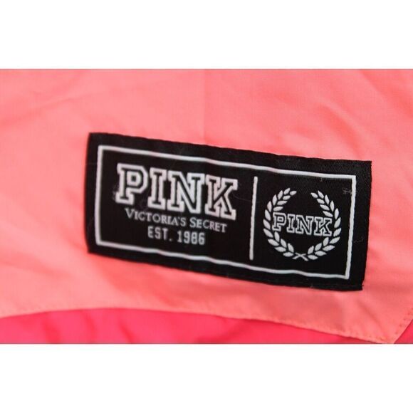 Victoria's Secret VS PINK Light Weight Hoodie Anorak Jacket Gray Pocket XS/S - Picture 5 of 11